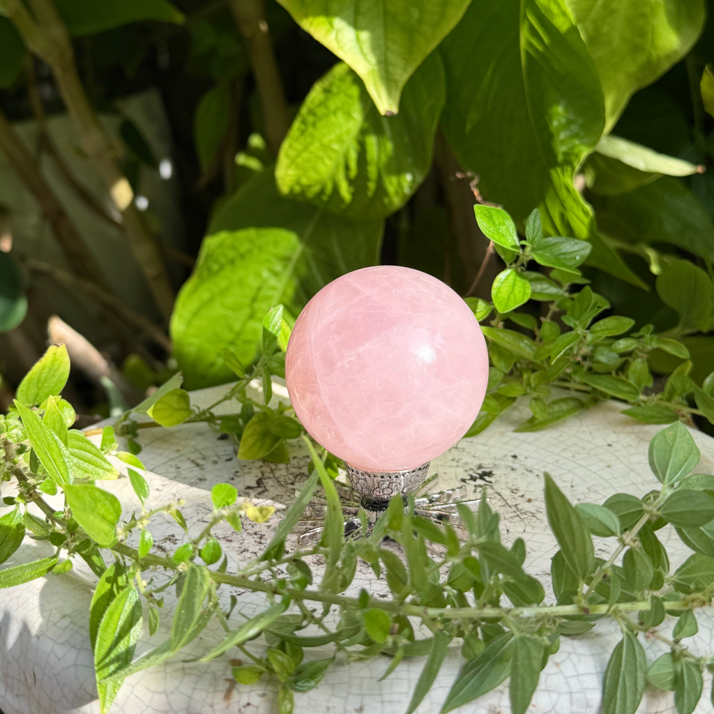 Rose Quartz Spheres