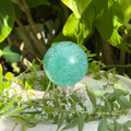 Green Fluorite Spheres