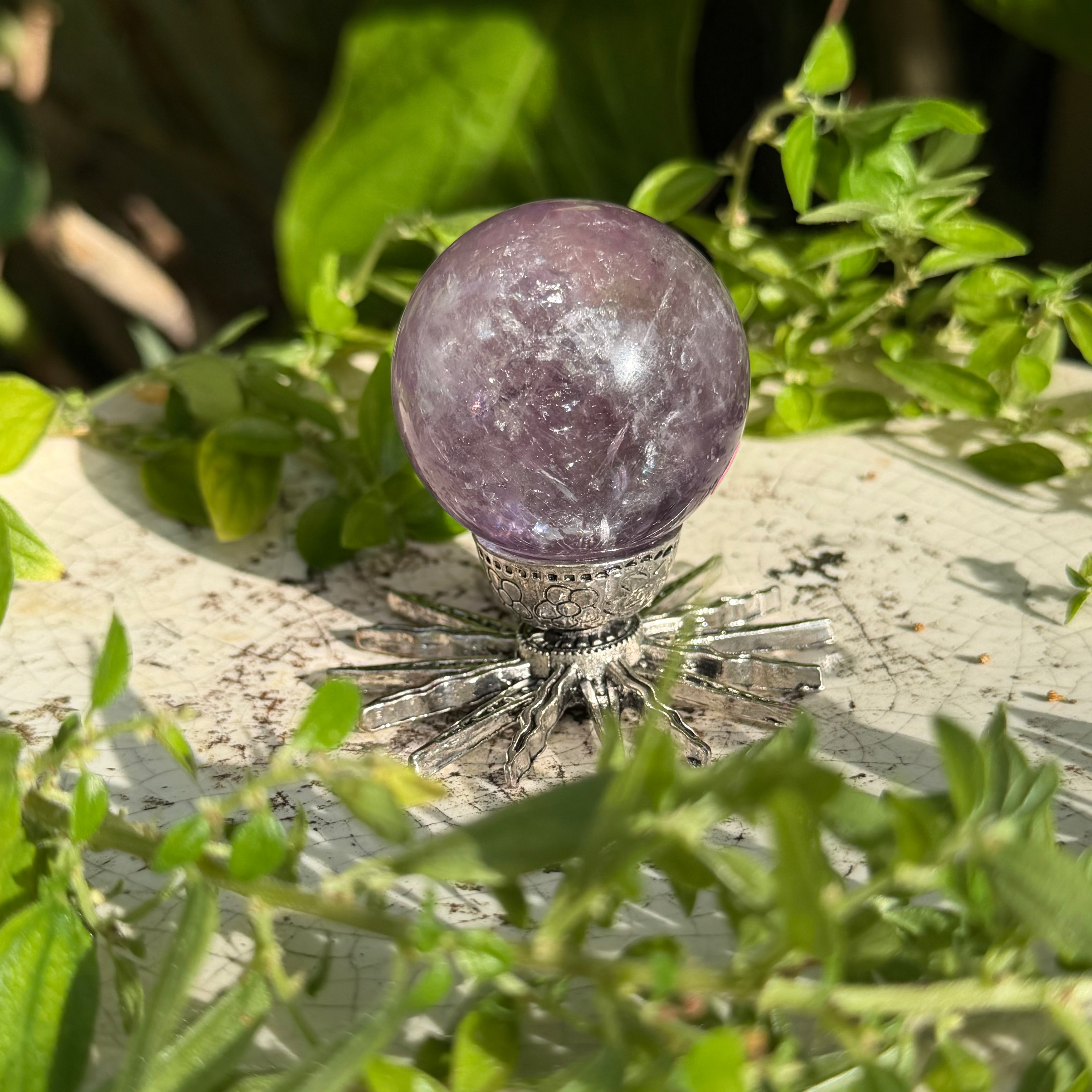 Amethyst Rainbow Packed Spheres