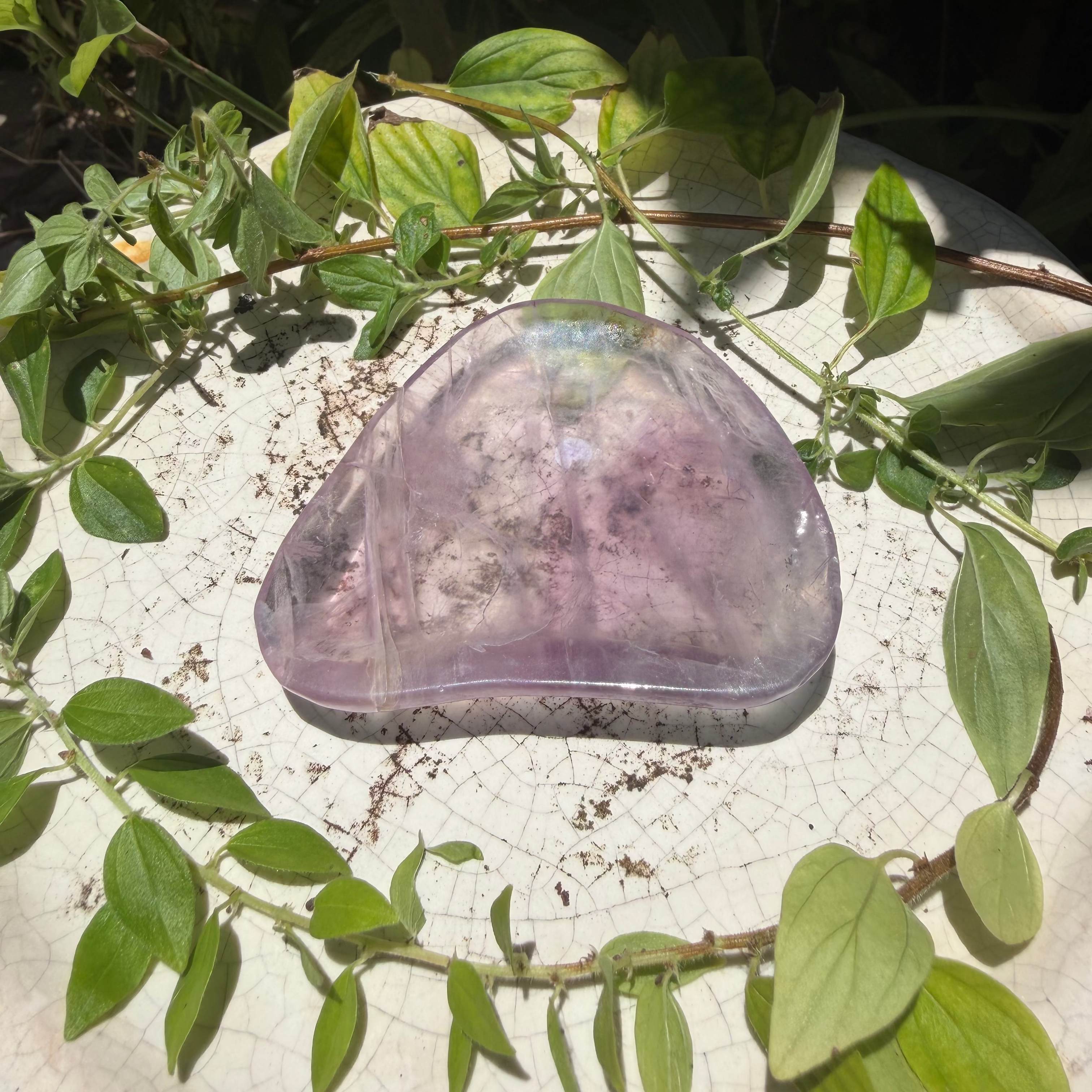 Purple Fluorite Bowl/ Trinket Dish