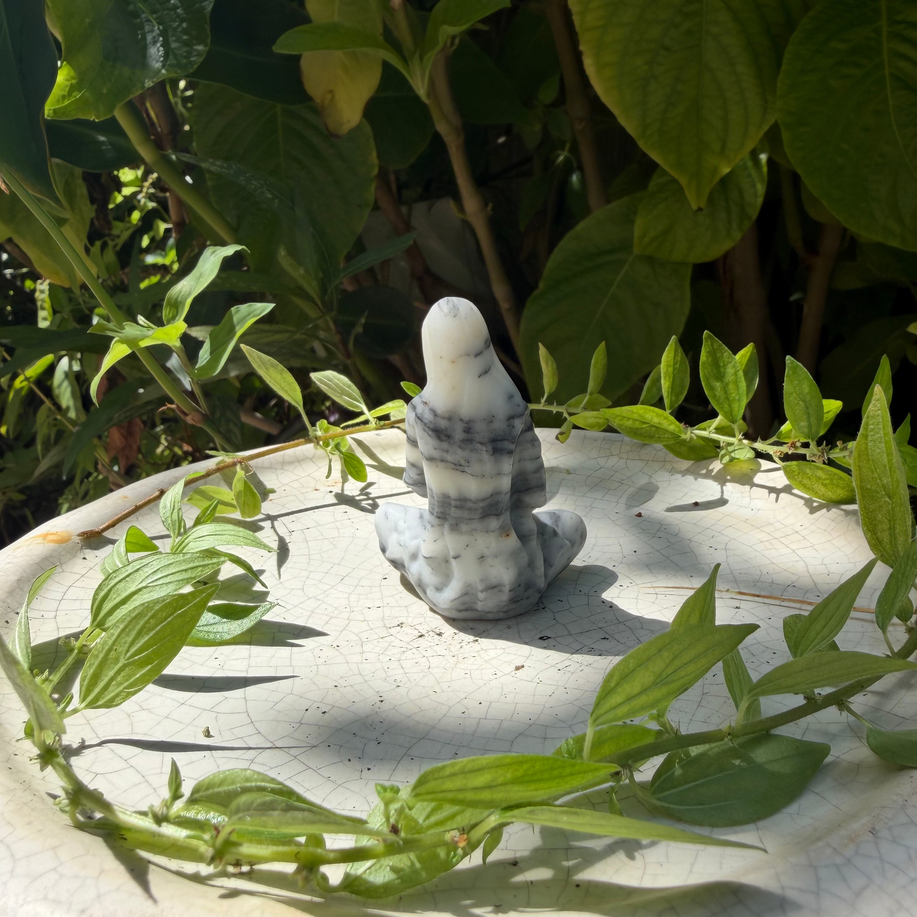 Mother Holding Baby Carving