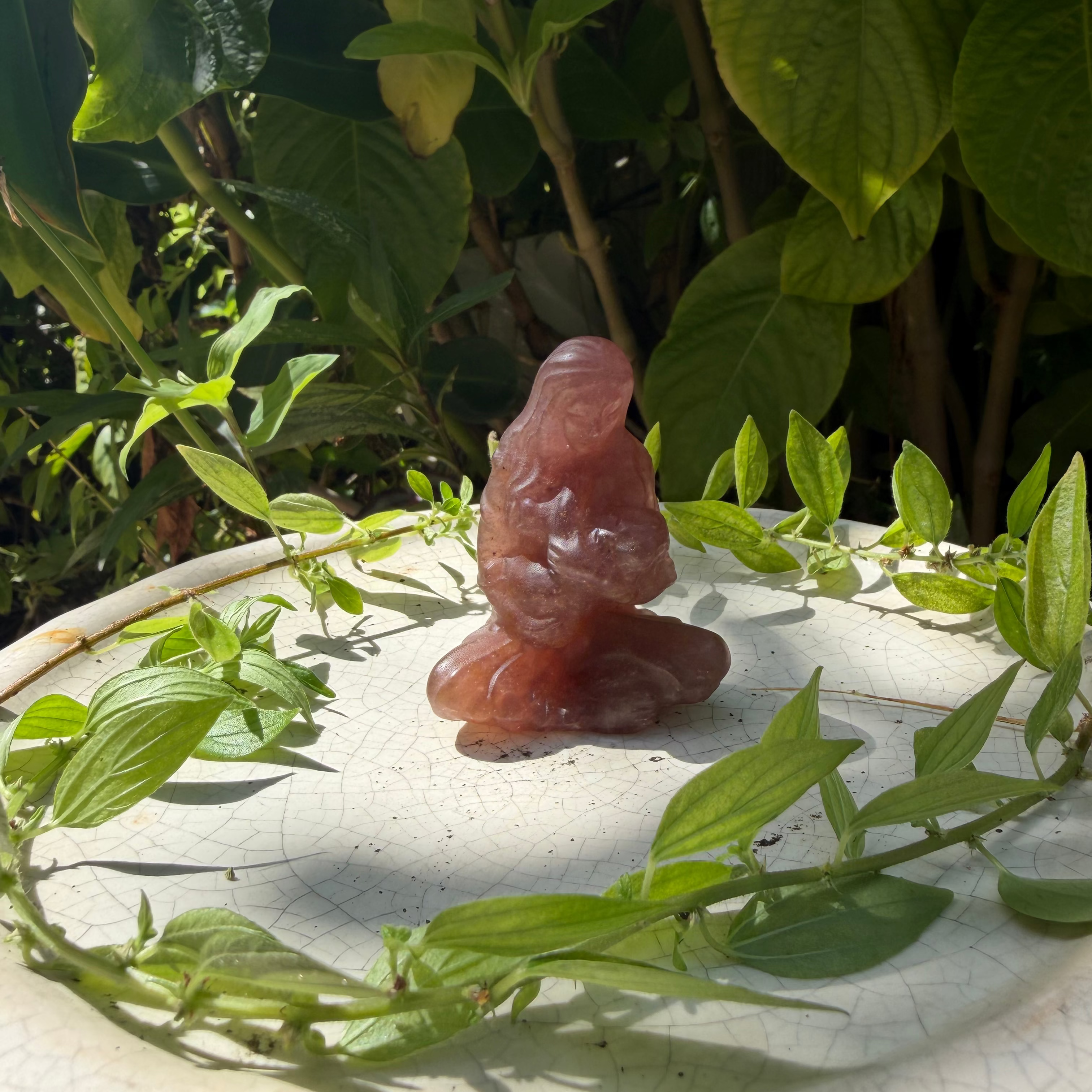 Mother Holding Baby Carving