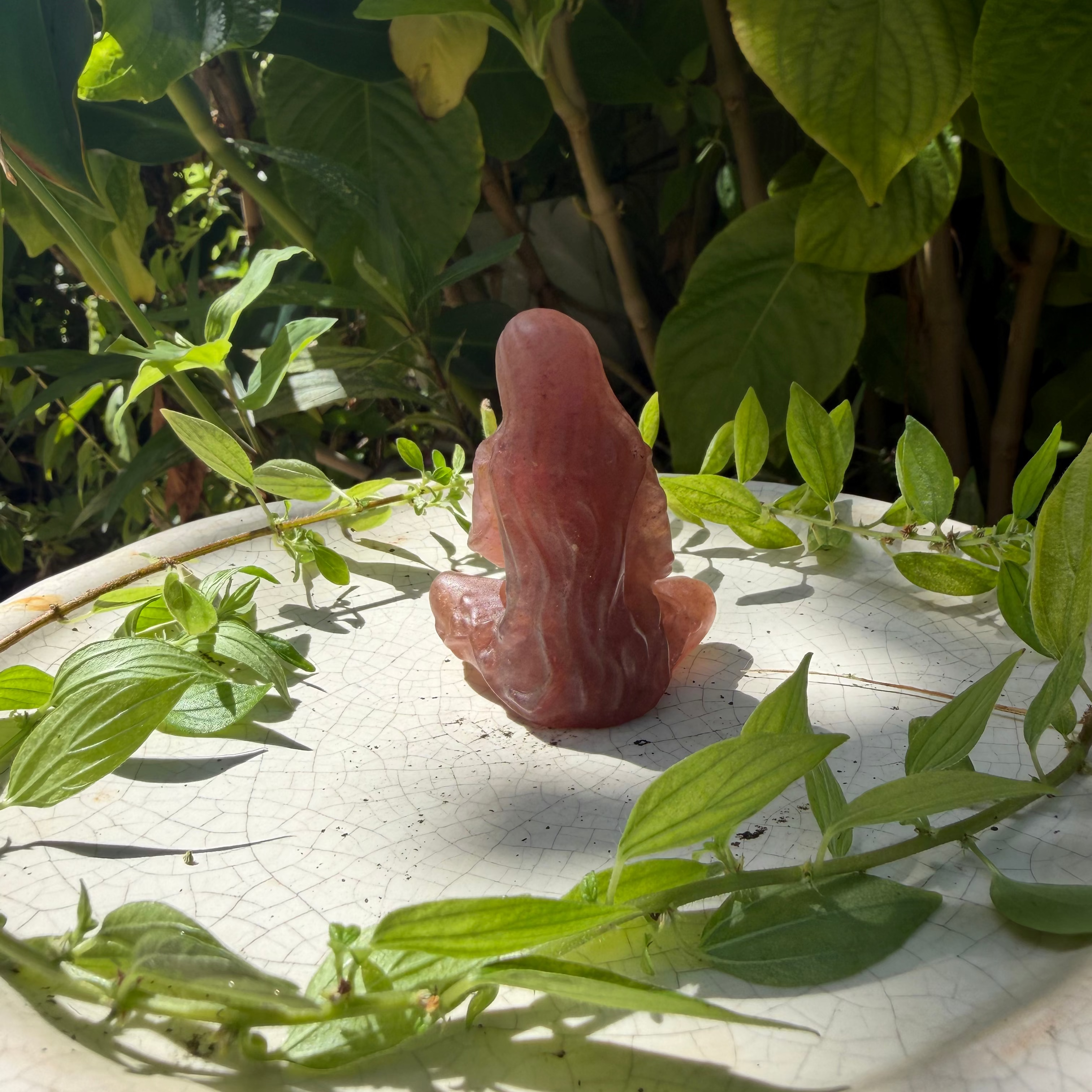 Mother Holding Baby Carving