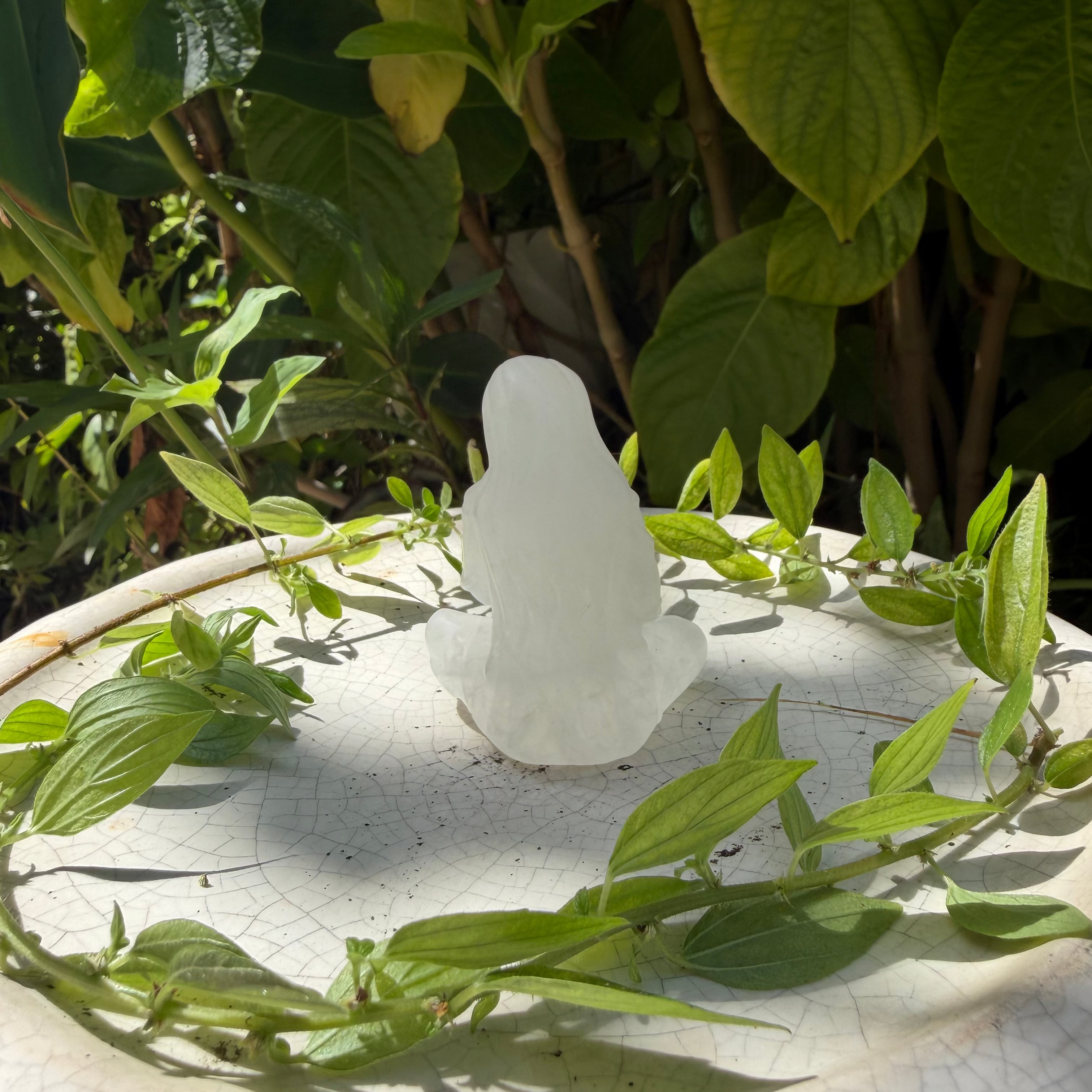 Mother Holding Baby Carving