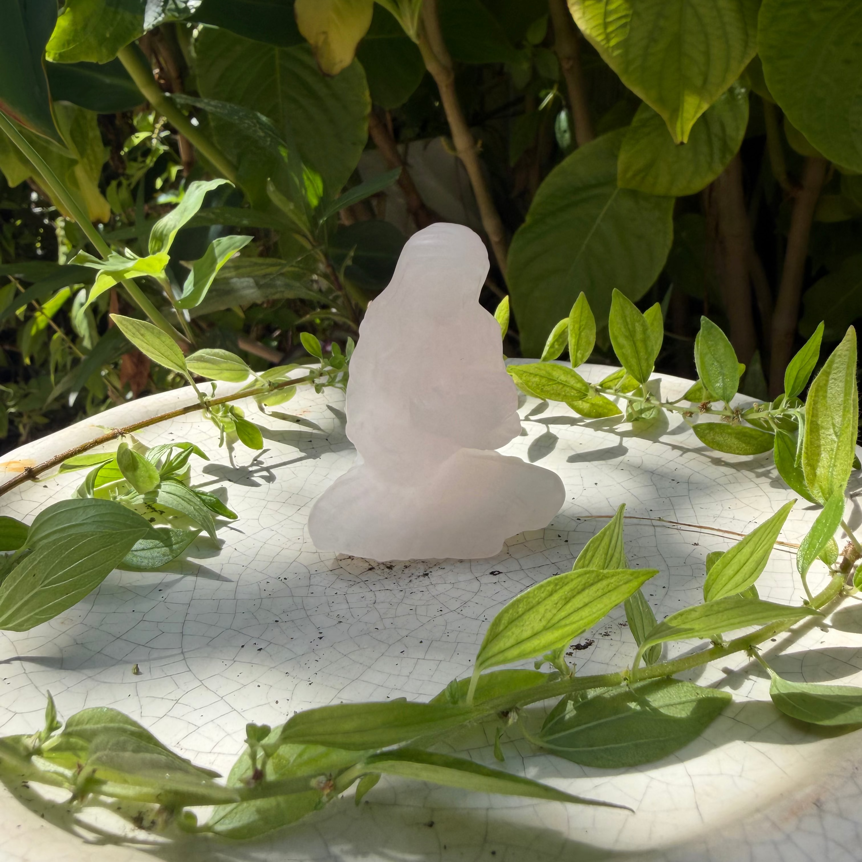 Mother Holding Baby Carving
