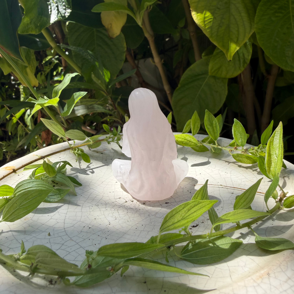 Mother Holding Baby Carving