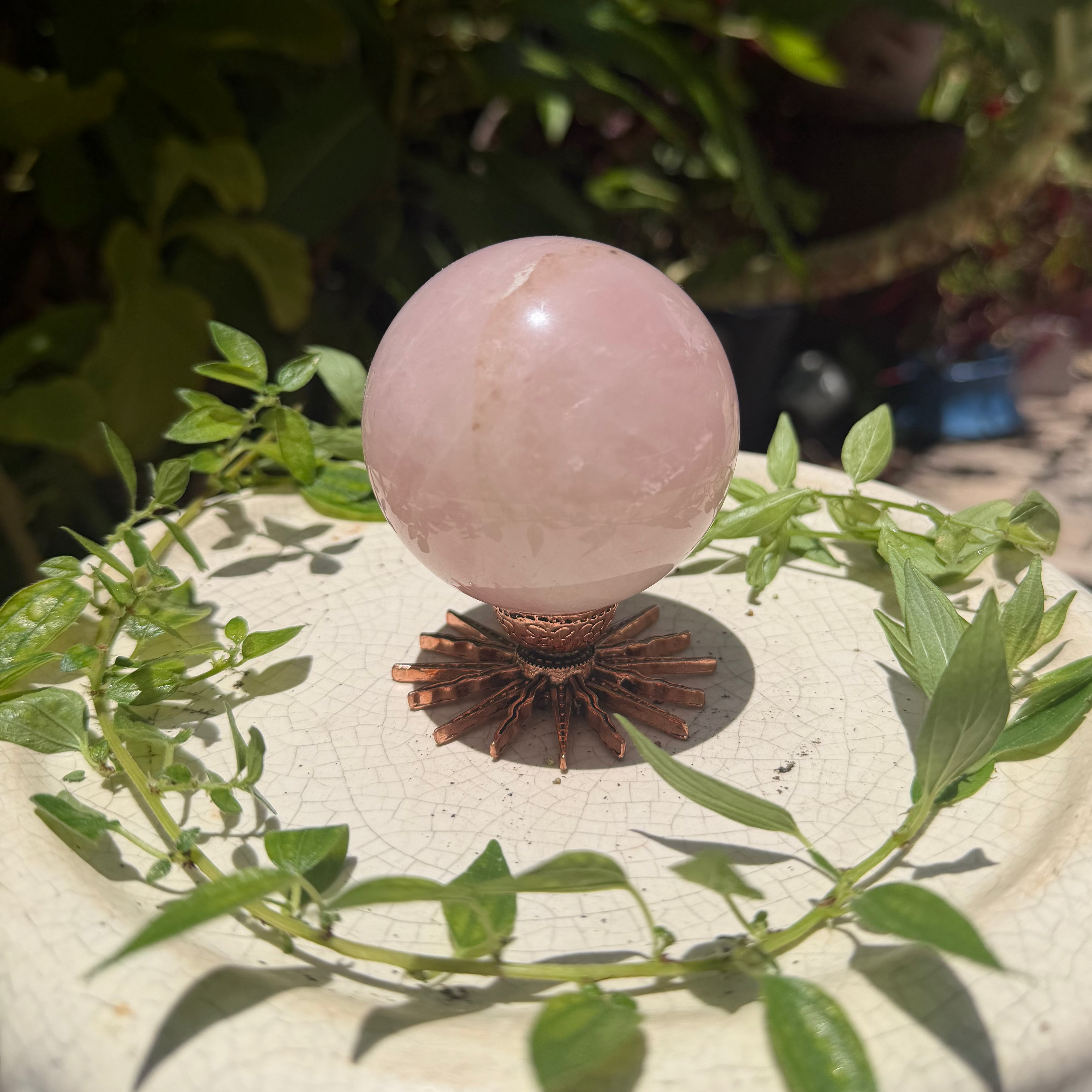 Rose Quartz Spheres