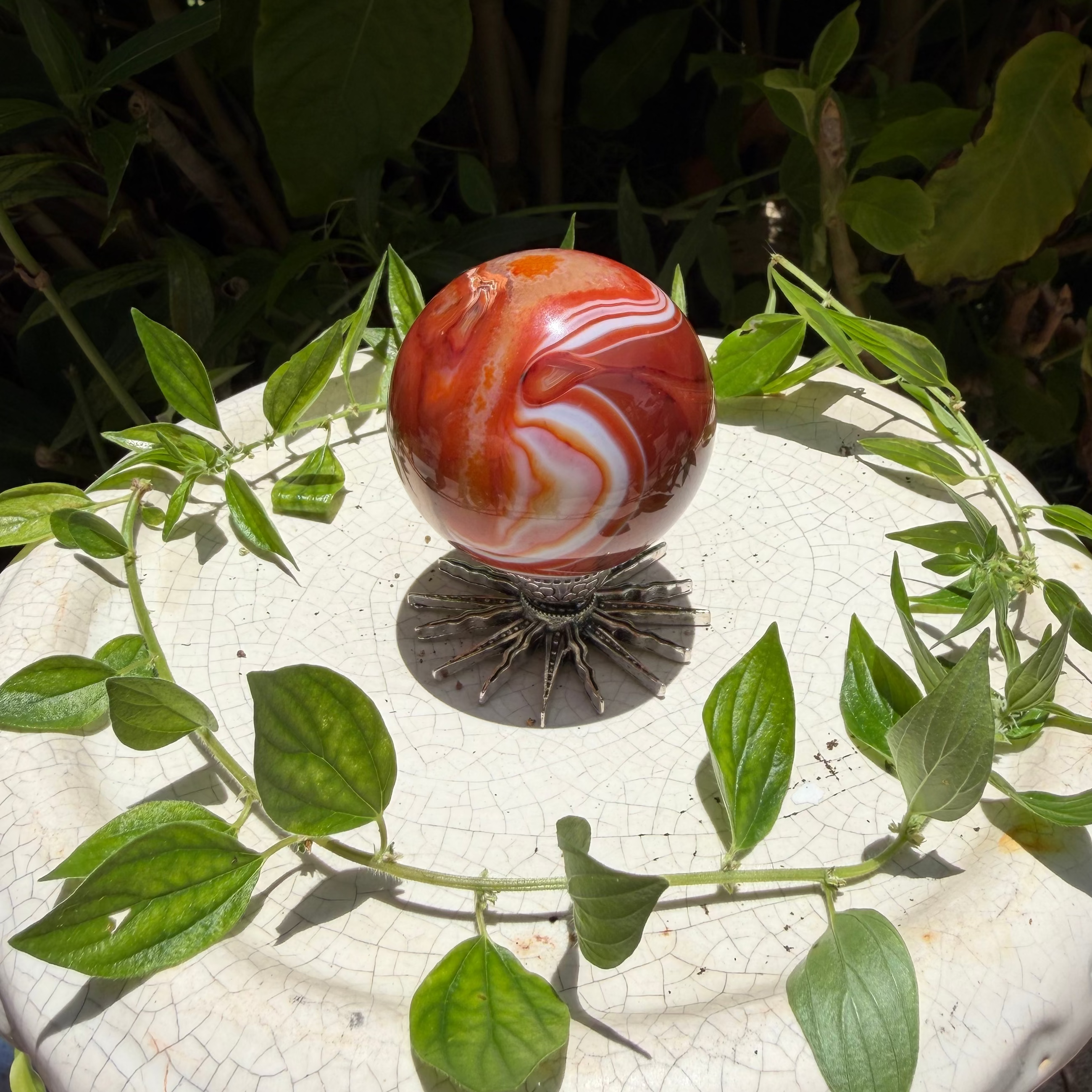 Red Carnelian Spheres