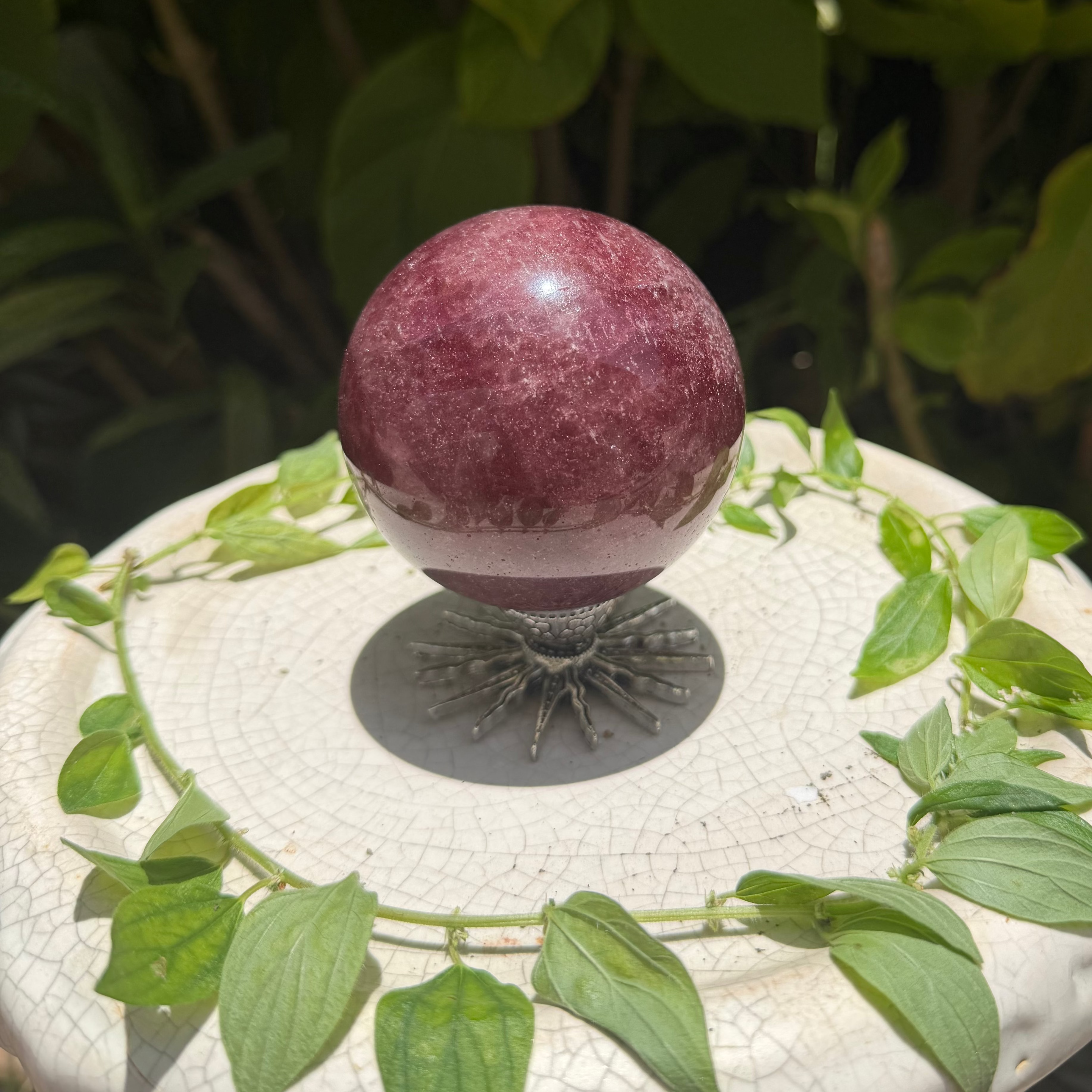 Strawberry Quartz Spheres