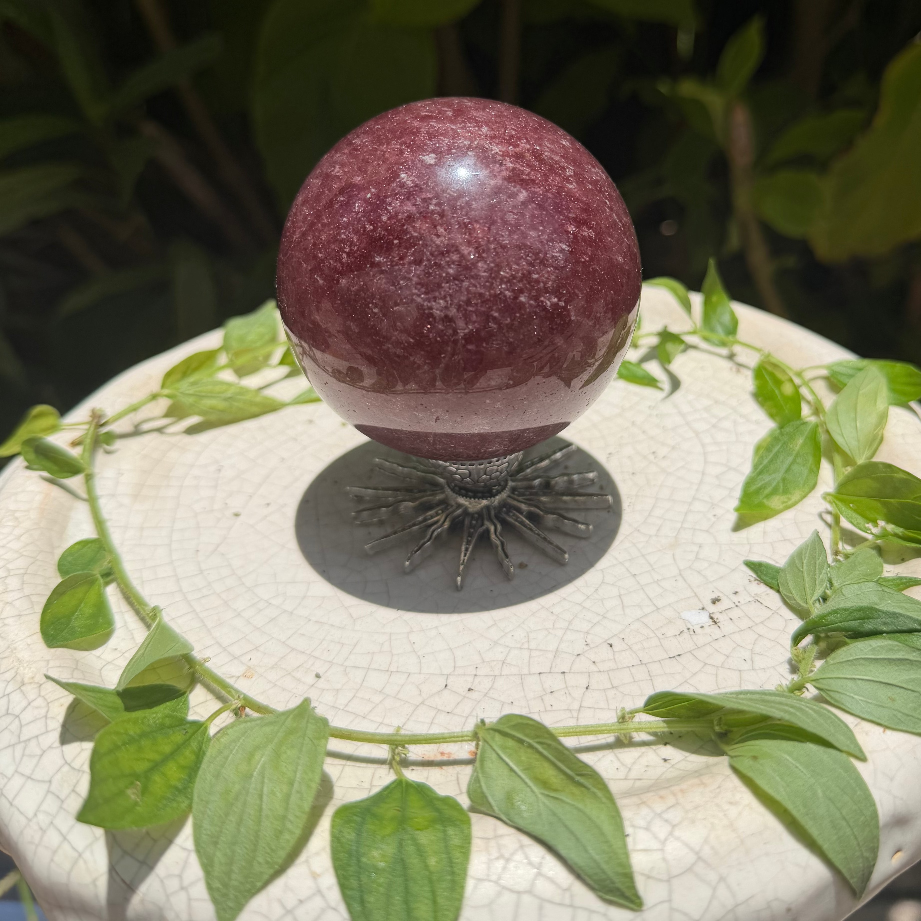 Strawberry Quartz Spheres