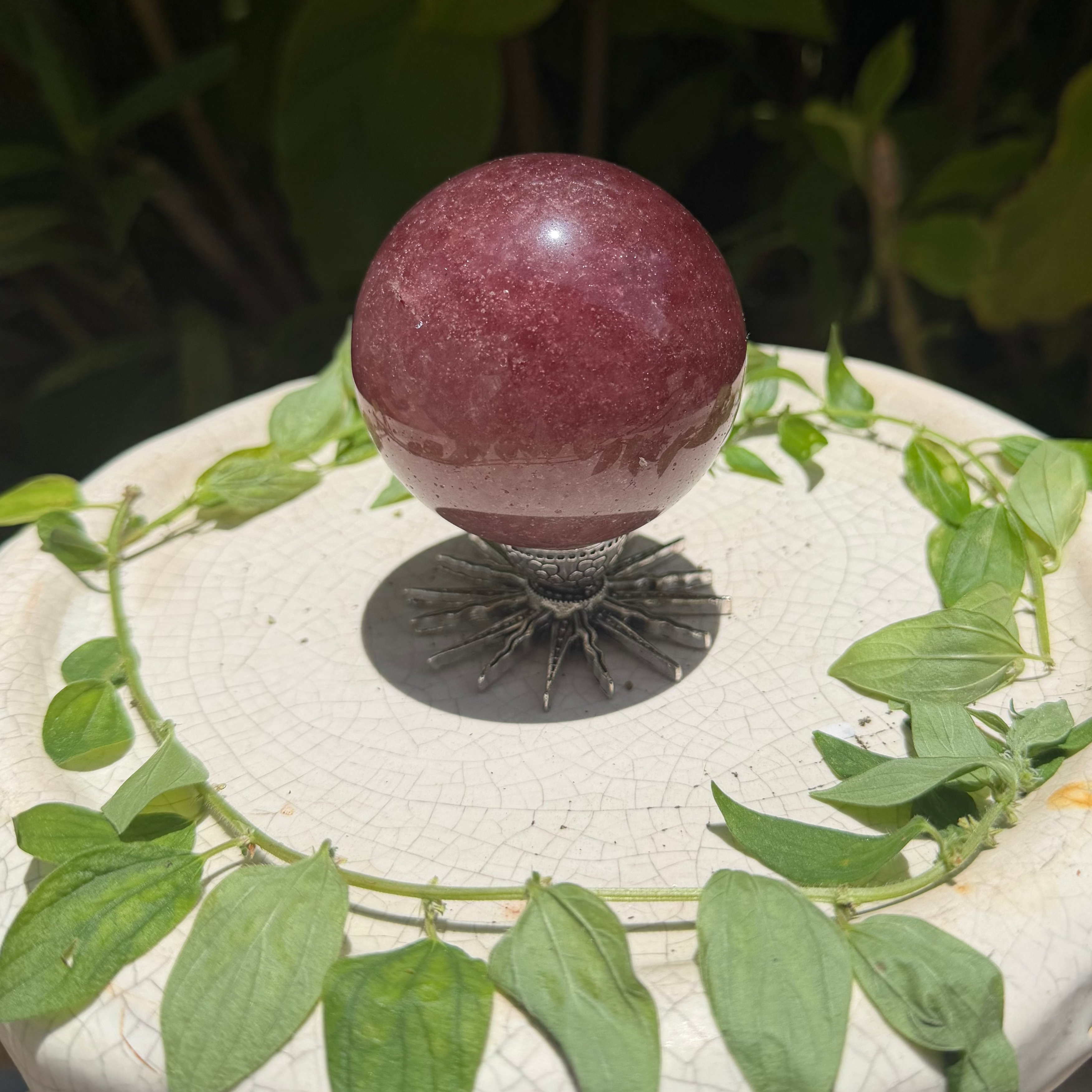 Strawberry Quartz Spheres