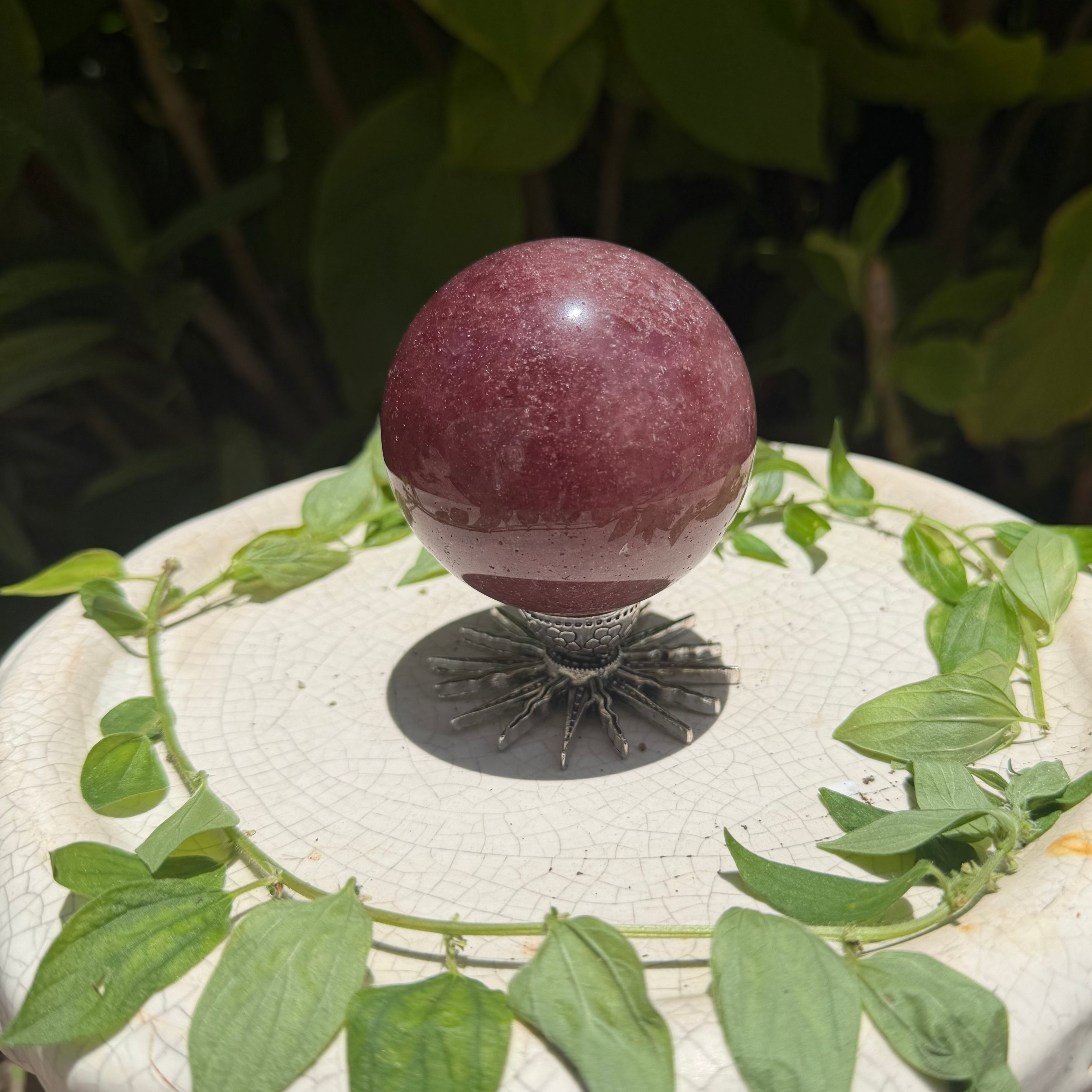 Strawberry Quartz Spheres