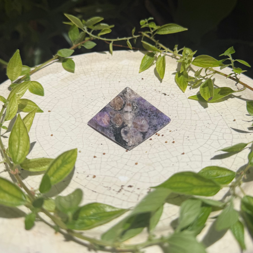 Charoite Pyramid