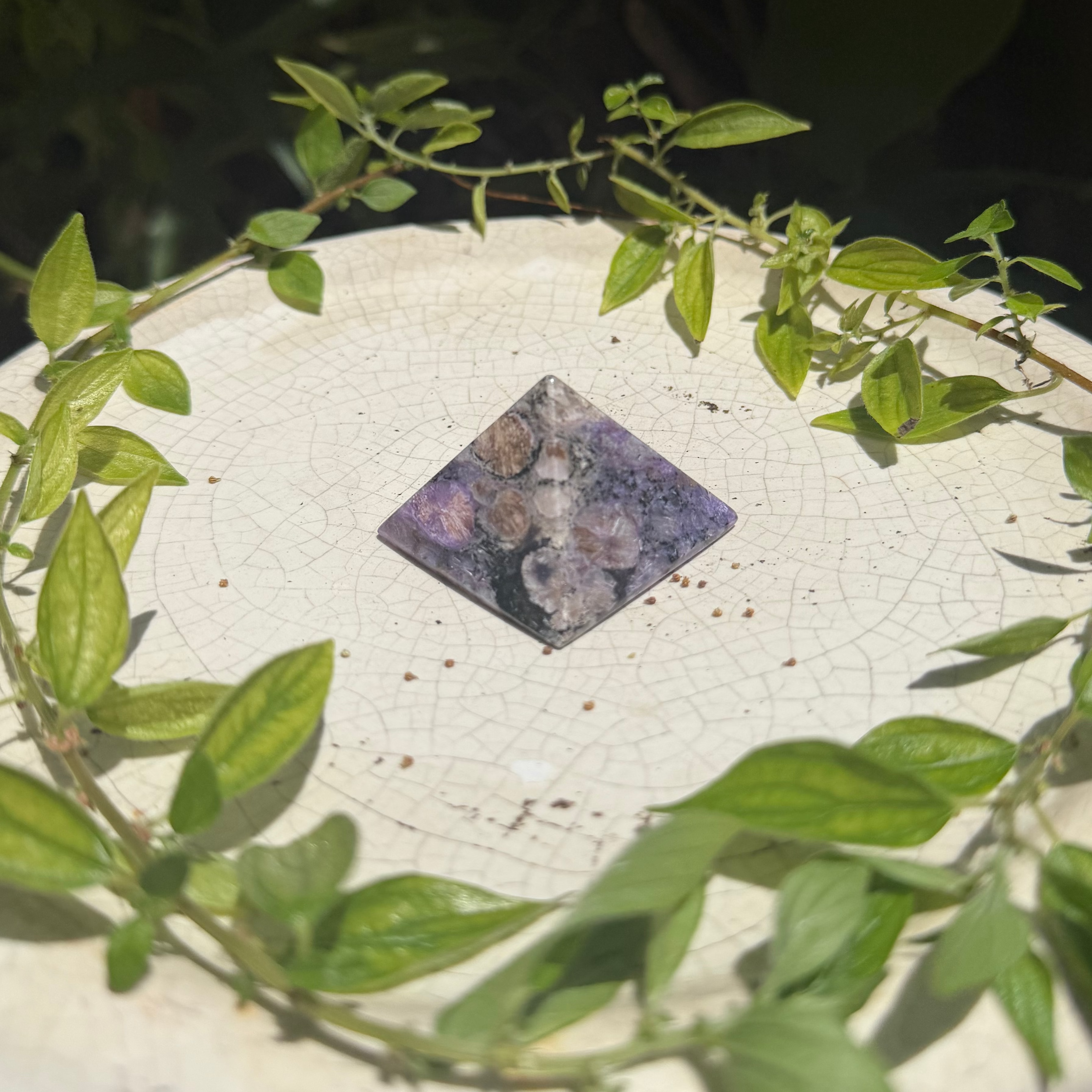 Charoite Pyramid