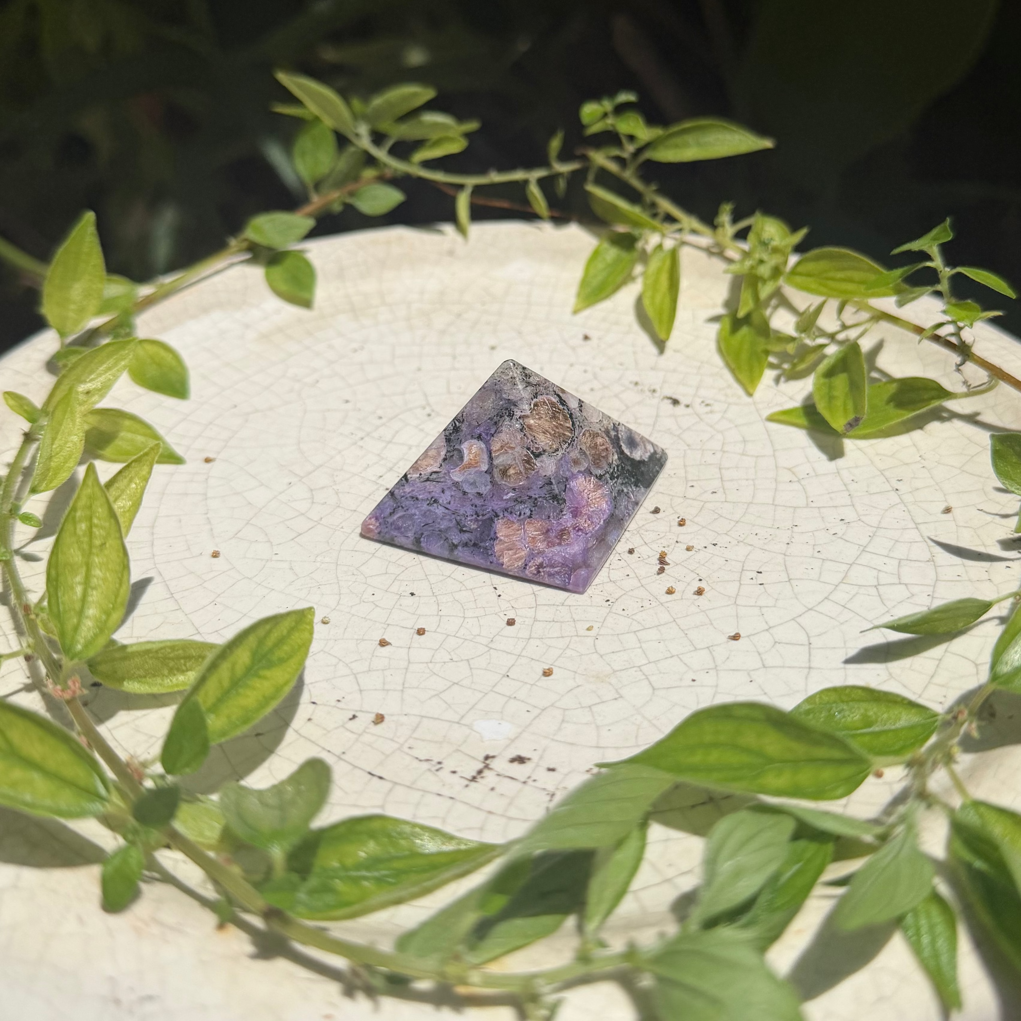 Charoite Pyramid