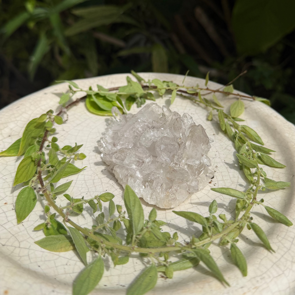 Raw Clear Quartz Cluster