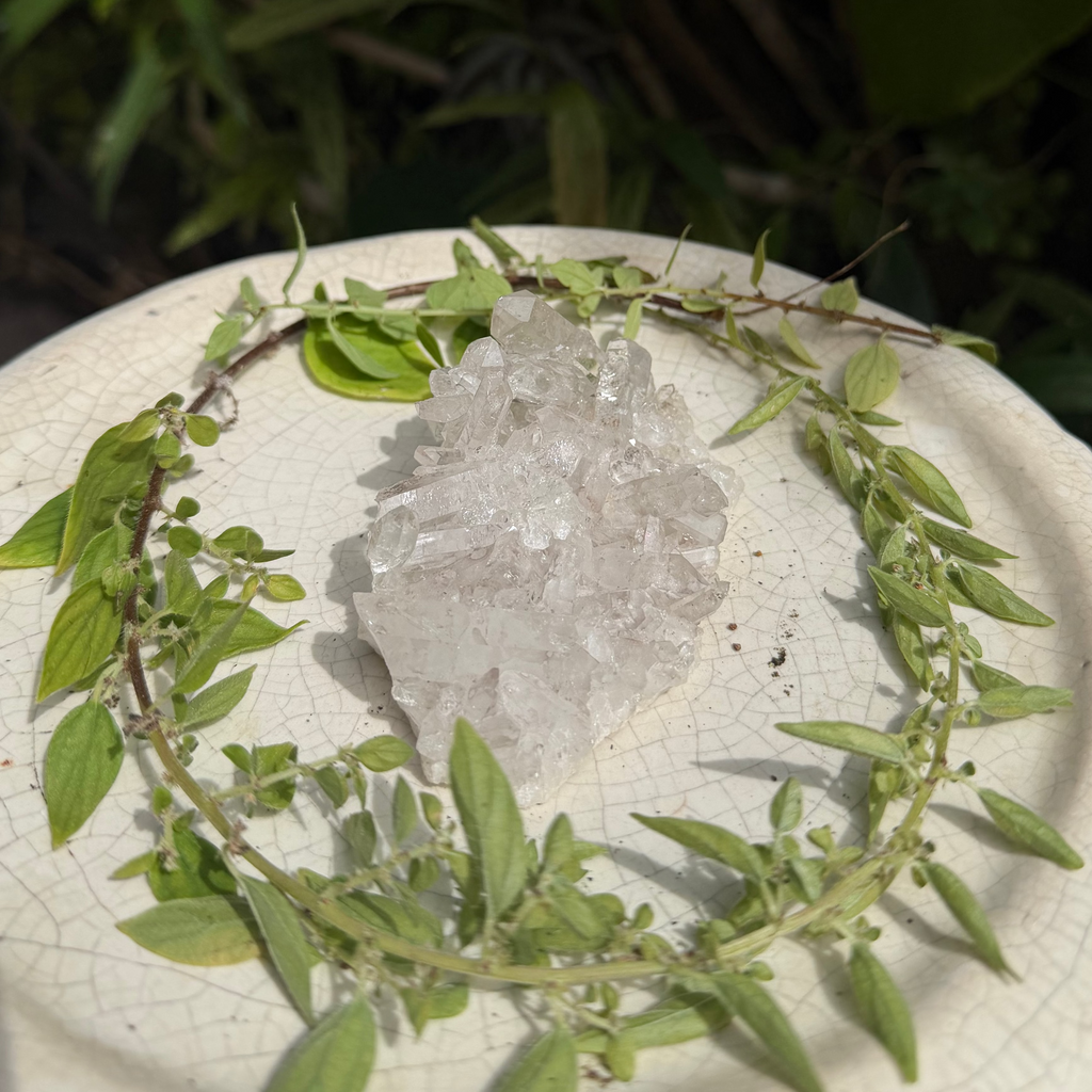 Raw Clear Quartz Cluster