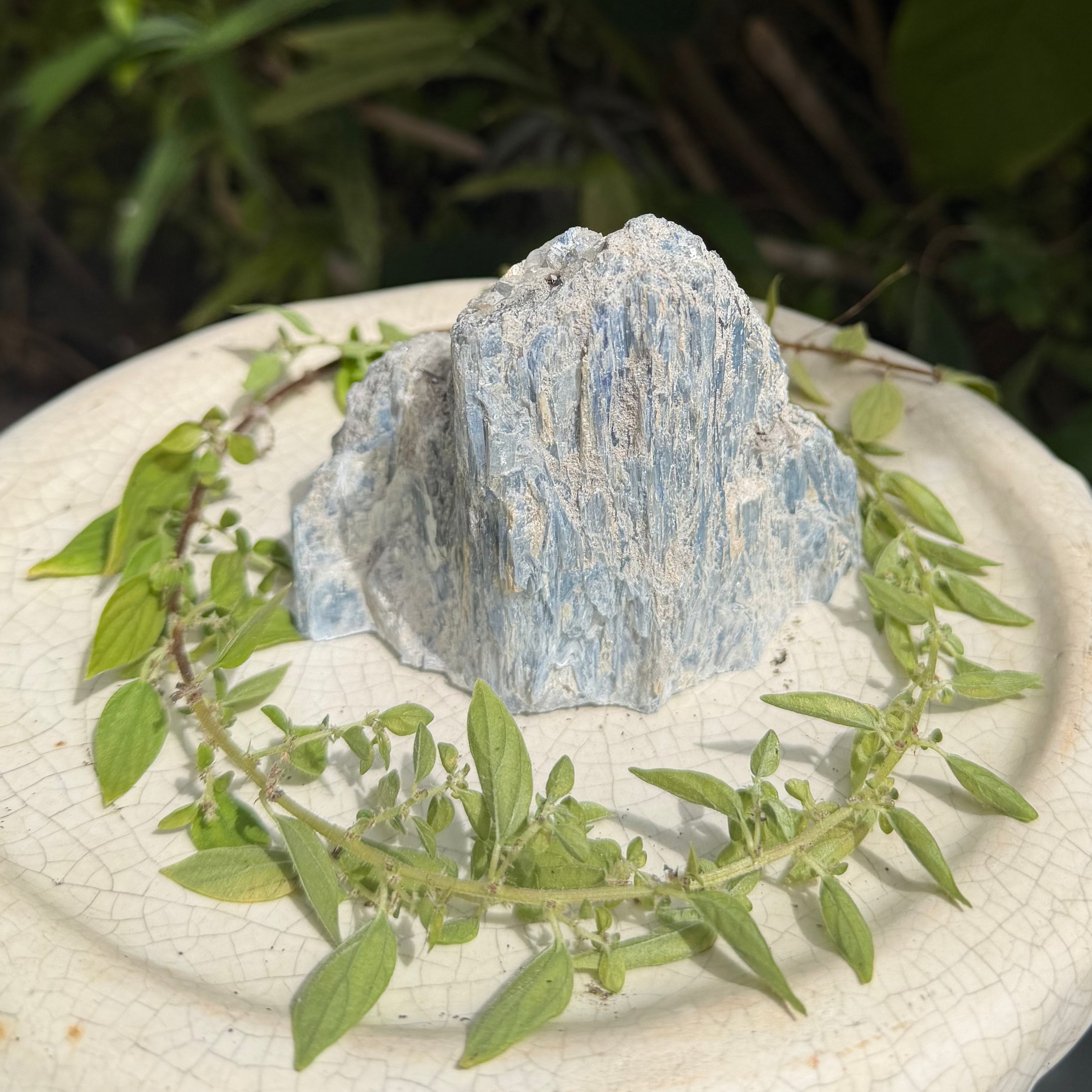 Kyanite with quartz