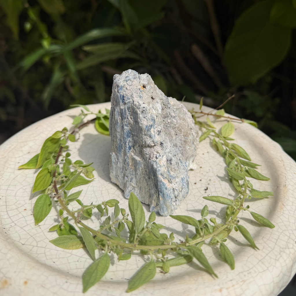 Kyanite with quartz